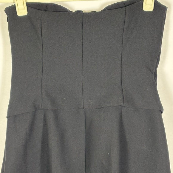 Zara Black Bow Cut Out Jumpsuit- Medium - Picture 7 of 9